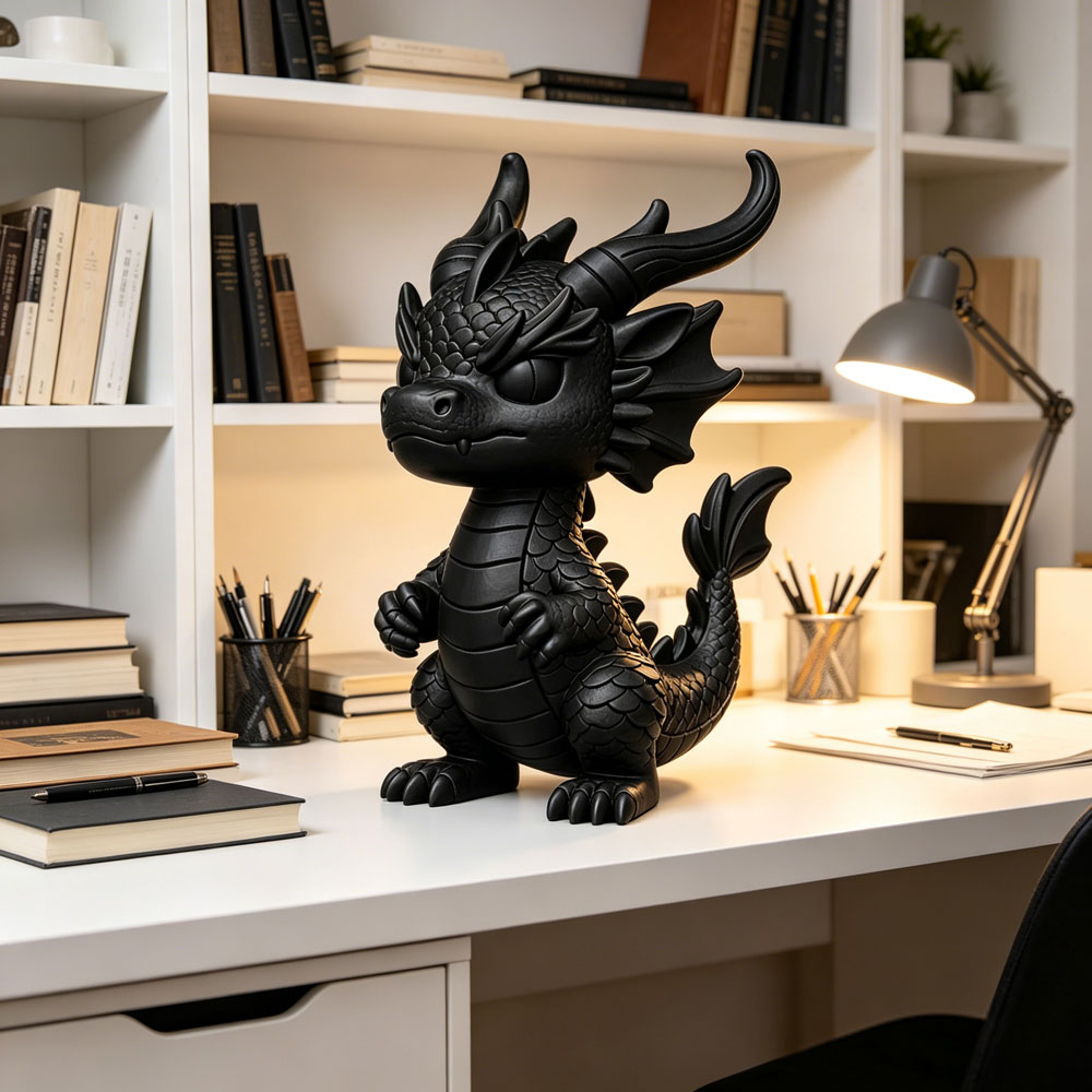 Home Office Freelancer - 3D-geprint fantasy bureaudecoratie verzamelobject voor thuiskantoor