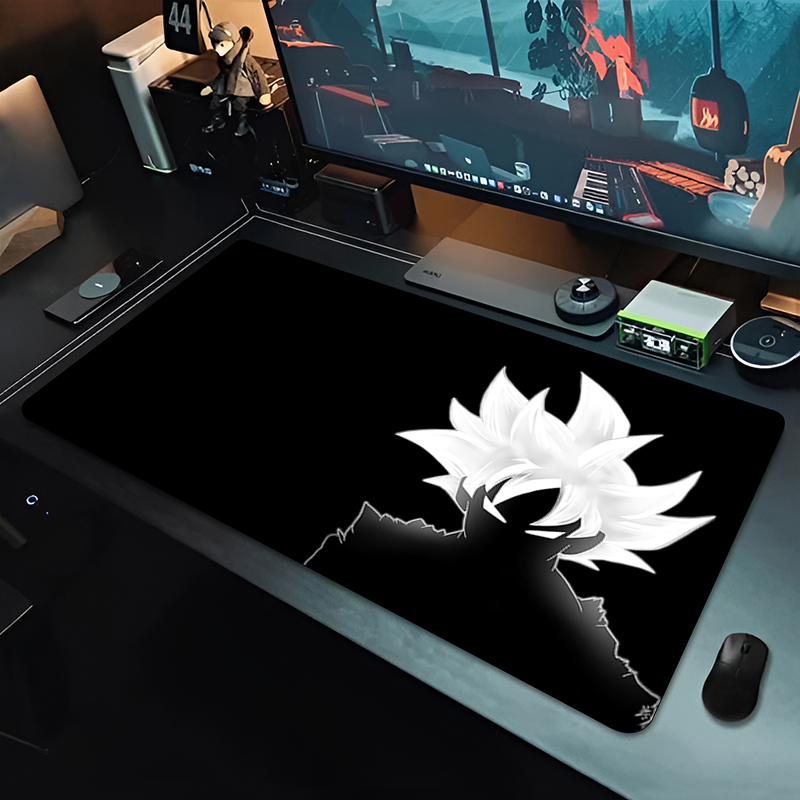 Home Office Keyboard And Mouse - DBZ Black Anime Muismat Dragon Ball