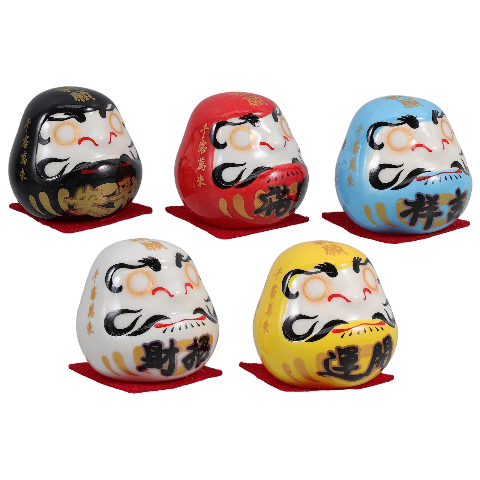 Office Table Home - 5 stuks keramische eieren mini Japanse