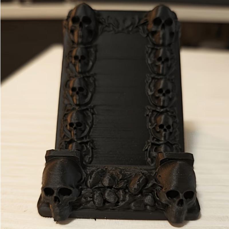 Office Table Home - Gothic stijl schedel telefoonhouder, gepersonaliseerde donkere