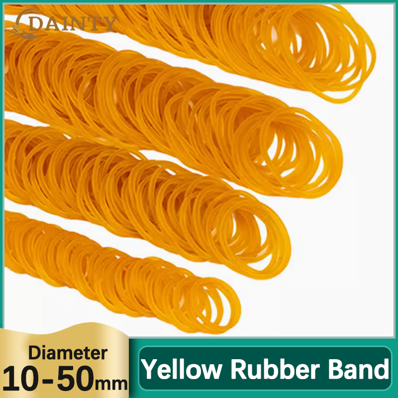 Home Office Freelancer - Gele O-ringen rubberen band rekbare elastische