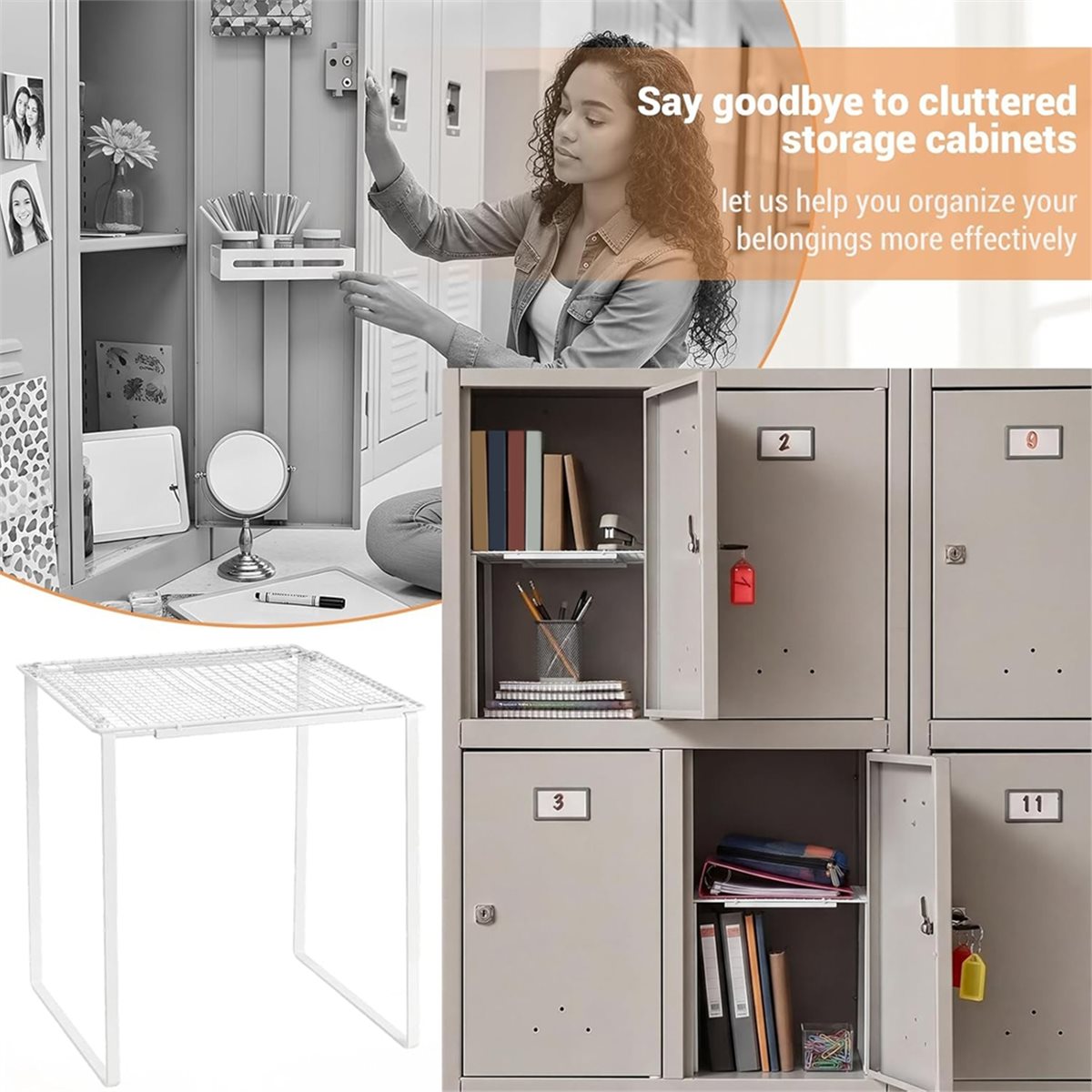 Home Office Updates - update. Locker Organizer Plank in lengte