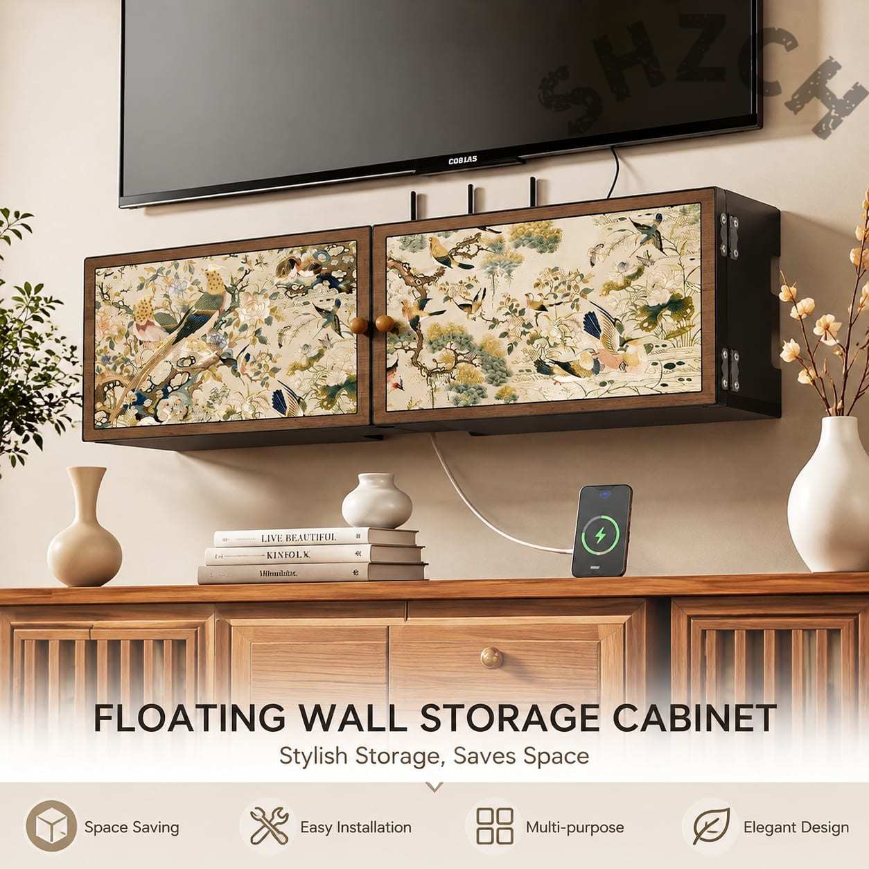Wandmontage router organizer z - Home Office Form recensie en prijs