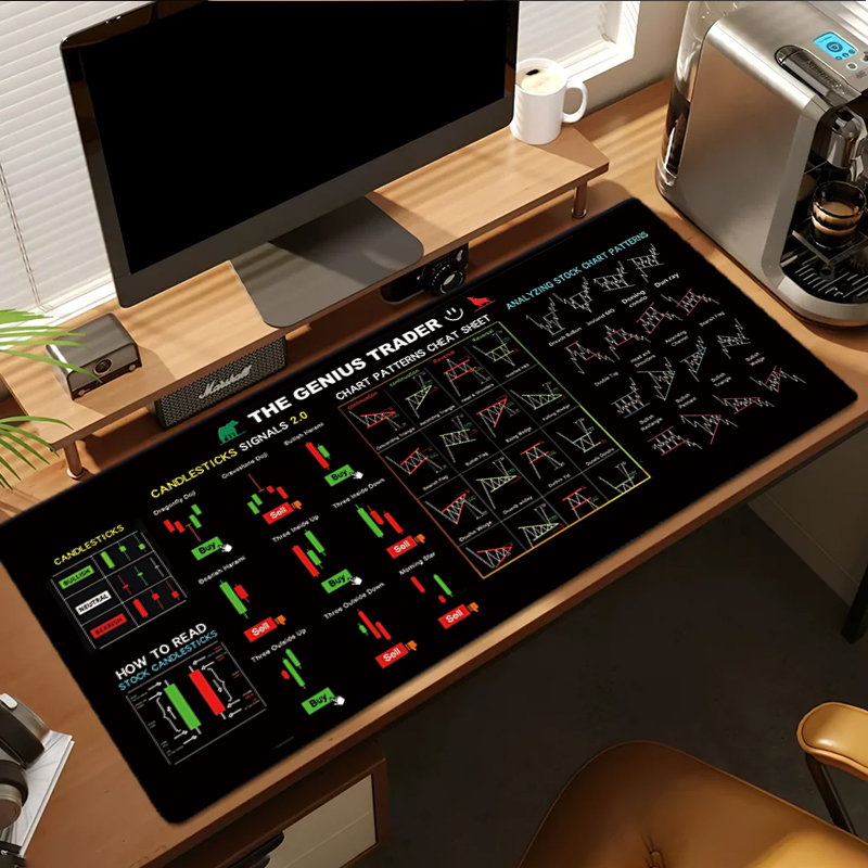 EXCO Stock Market Trader leder - Home Office Keyboard And Mouse recensie en prijs