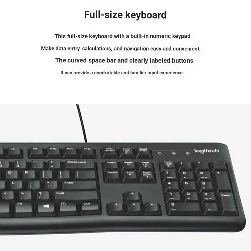 Logitech MK120 Bedraad toetsen - Home Office Uk Number recensie en prijs