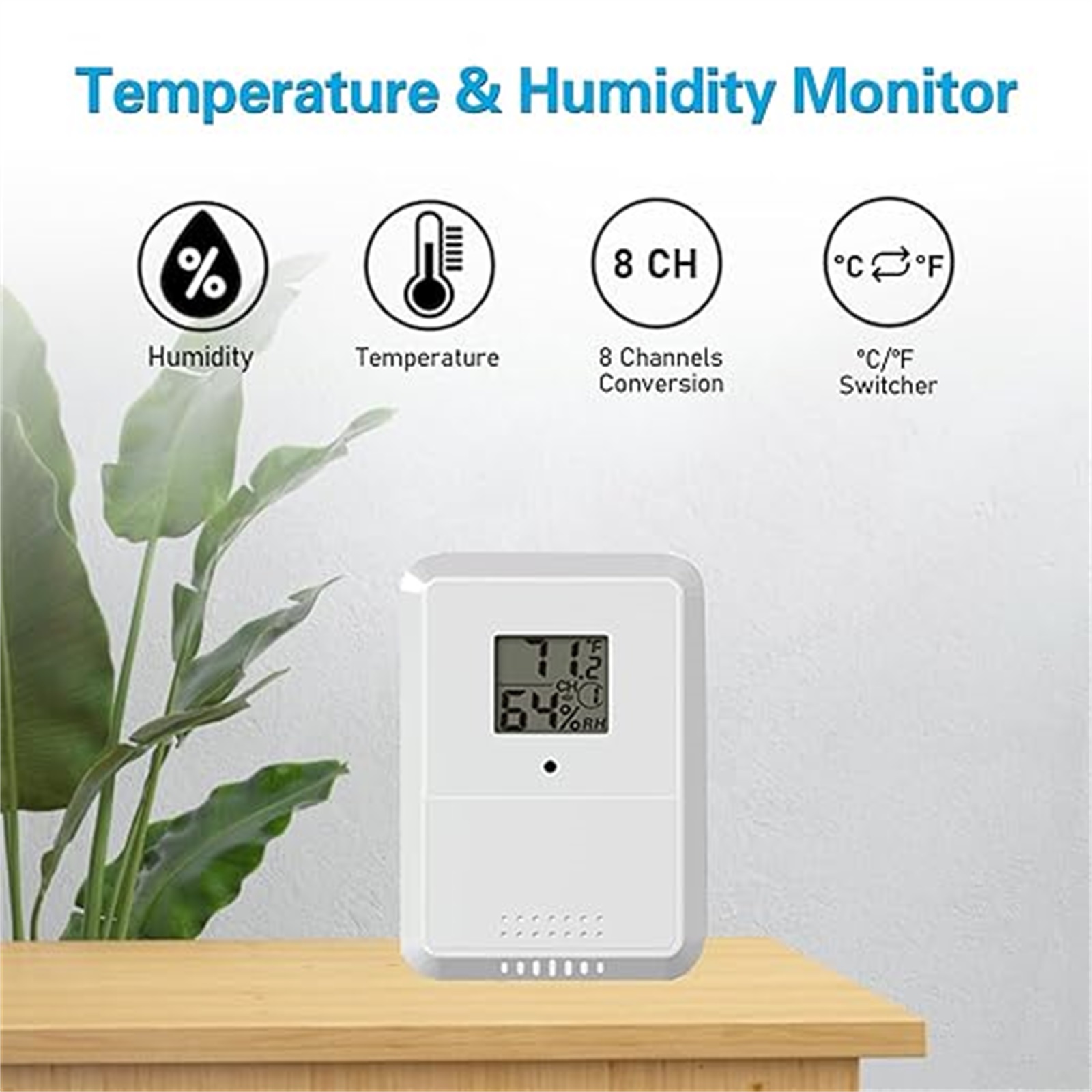 Draadloze temperatuur- en voch - Home Office Updates recensie en prijs