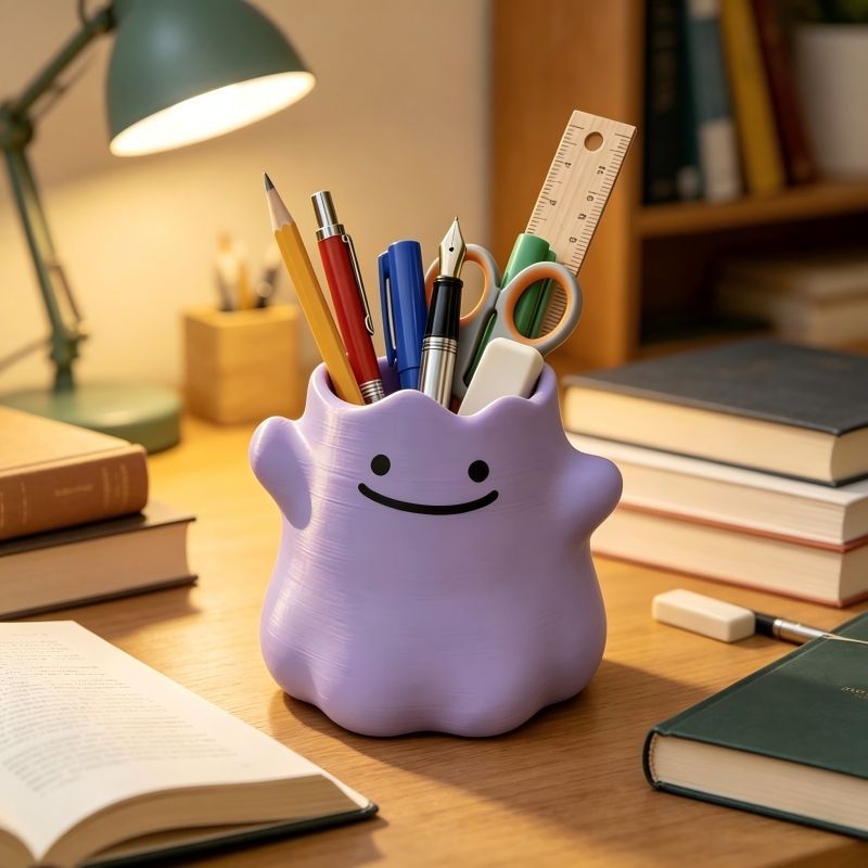 Cartoonfiguur Penhouder Creati - Home Office Setup recensie en prijs
