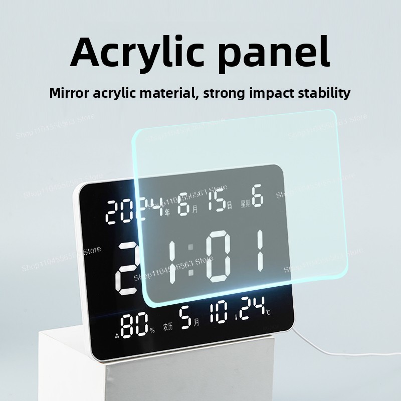 Digitale wandklok met LED-disp - Home Office Updates recensie en prijs