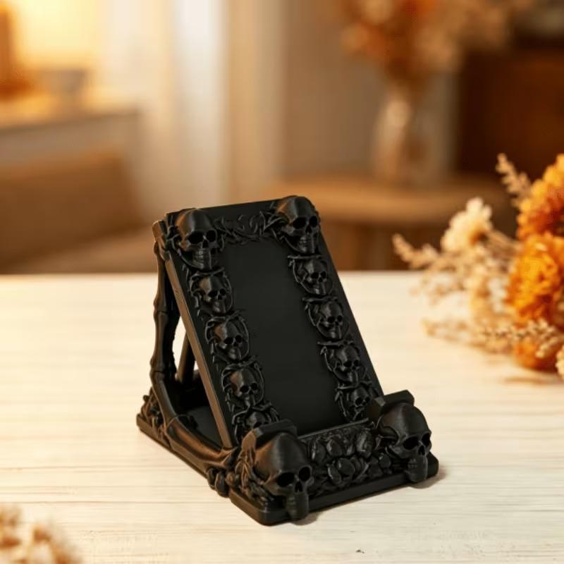 Gothic stijl schedel telefoonh - Office Table Home recensie en prijs