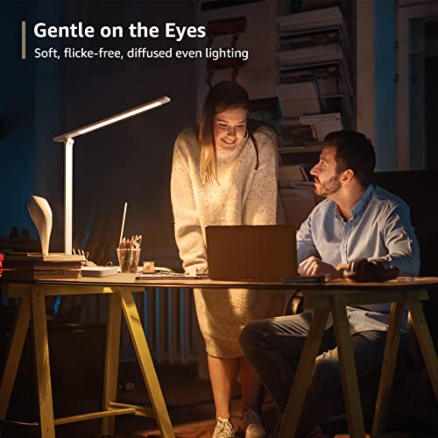 LED bureaulamp, metalen bureau - Home Office Desks recensie en prijs