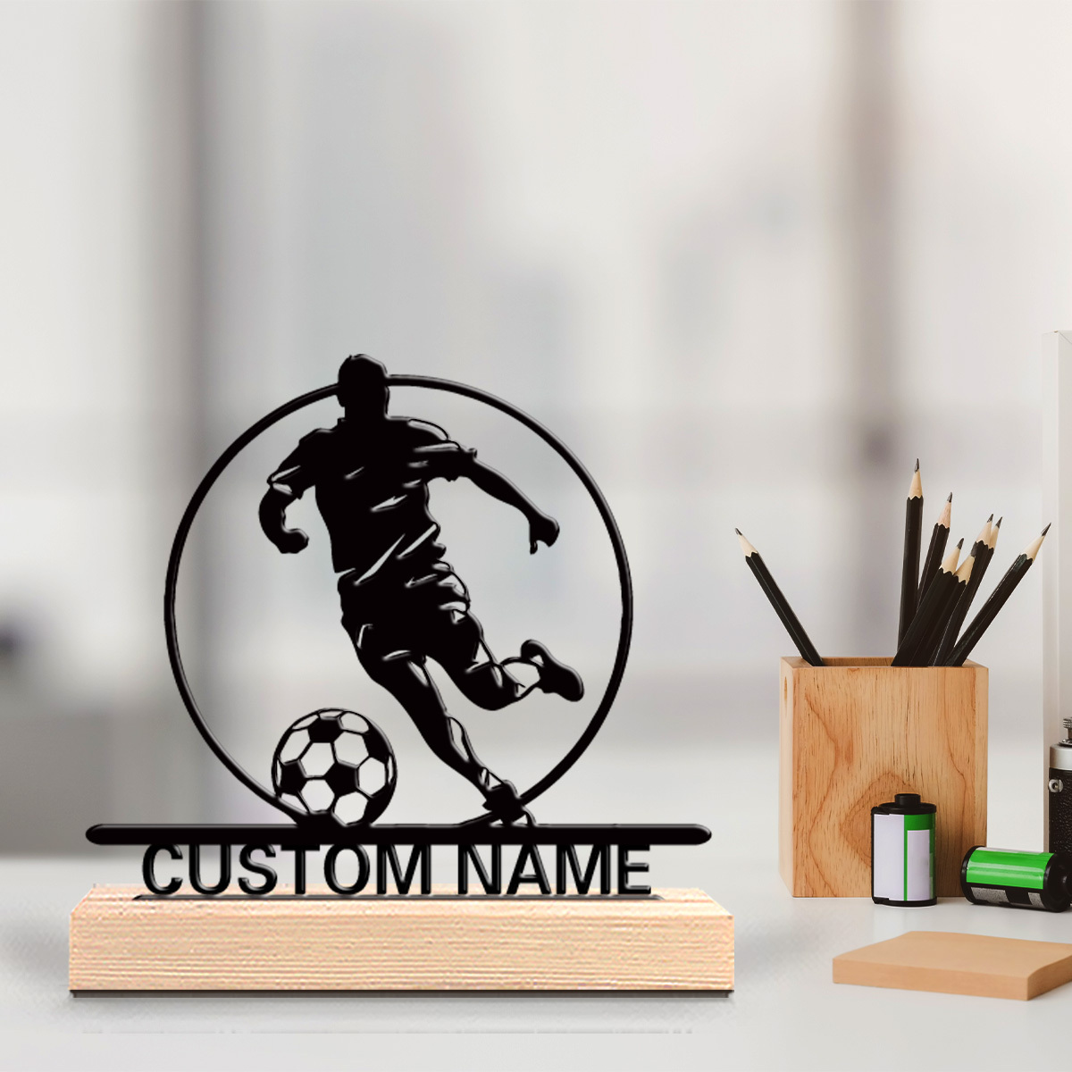Aangepaste voetbalspeler metal - Home Office Hidden Desk recensie en prijs