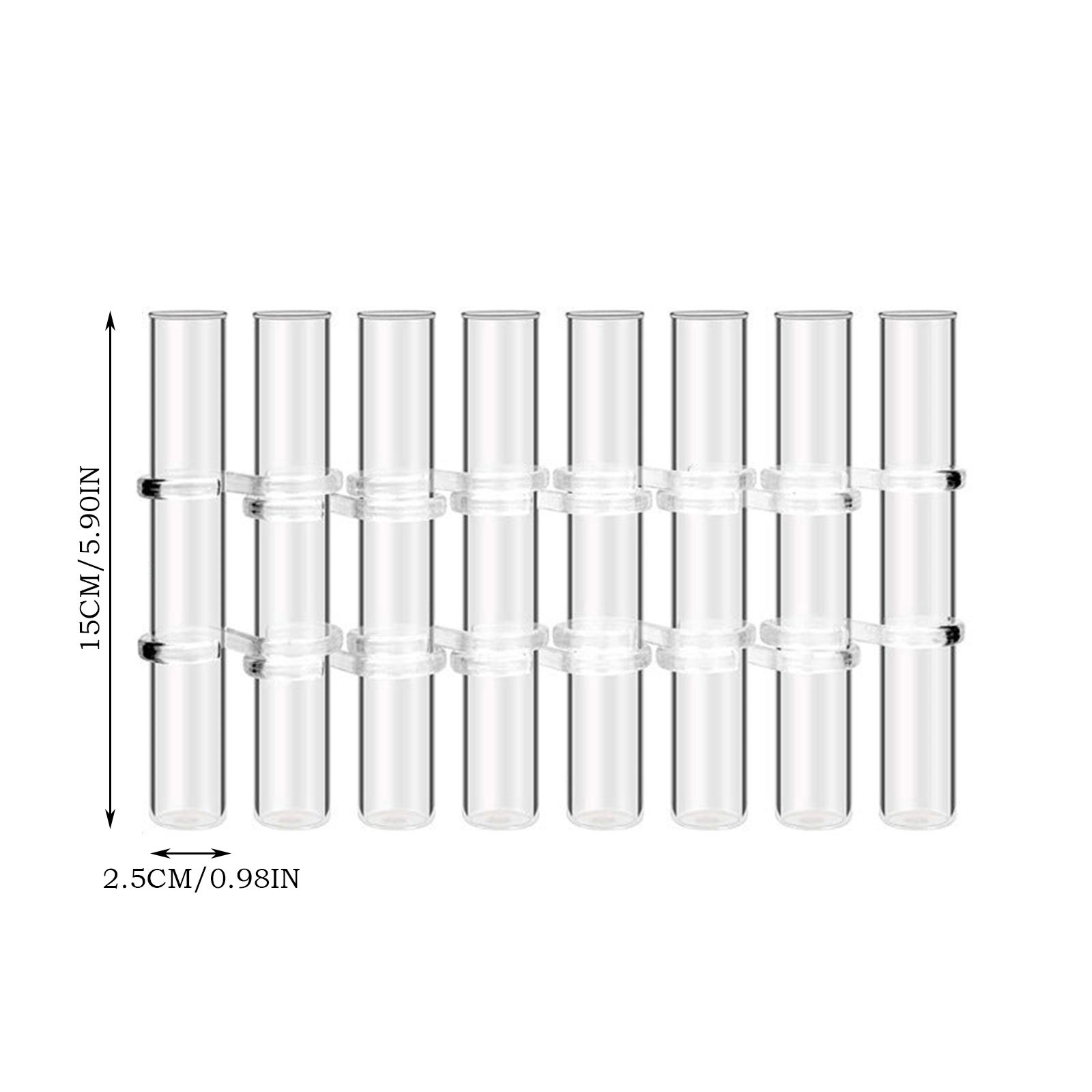 8 stuks scharnierende bloemenv - Home Office Form recensie en prijs