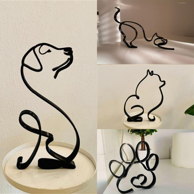 Hond Kunst Sculptuur Metaal Ho - Home Office Freelancer recensie en prijs