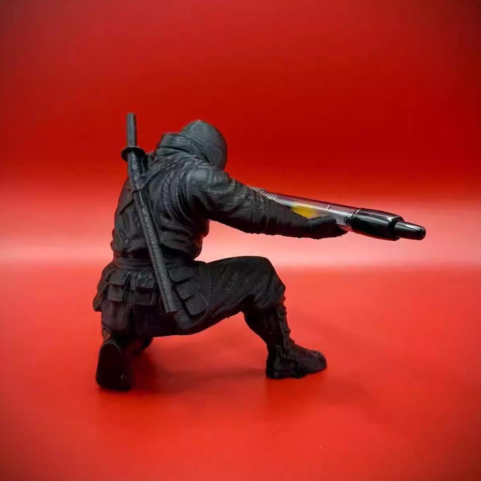 Ninja-stijl figuur 3D geprinte - Home Office Freelancer recensie en prijs