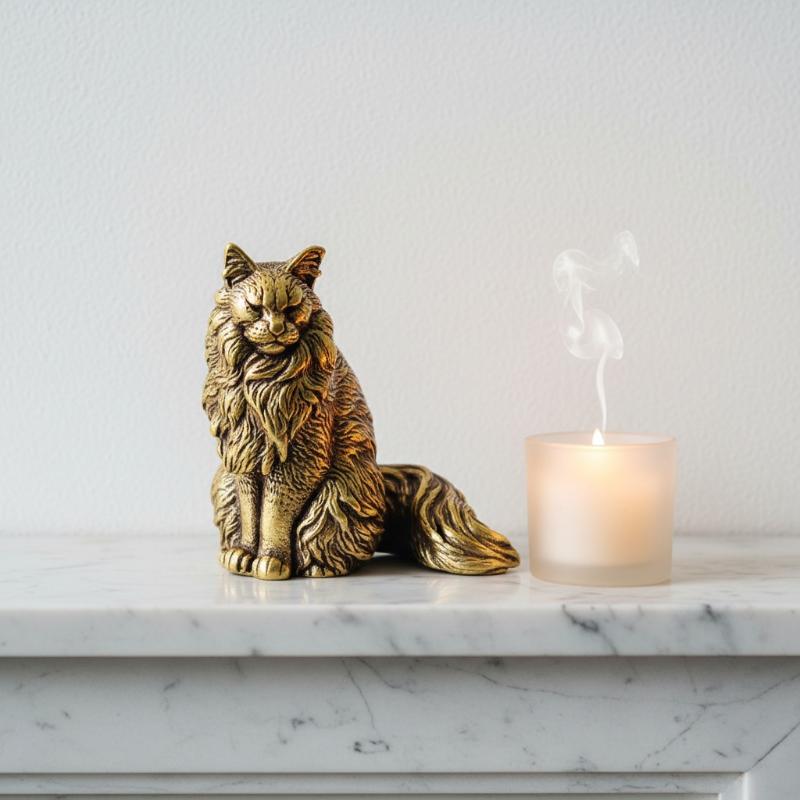 Maine Coon miniatuur beeldje g - Home Office Freelancer recensie en prijs