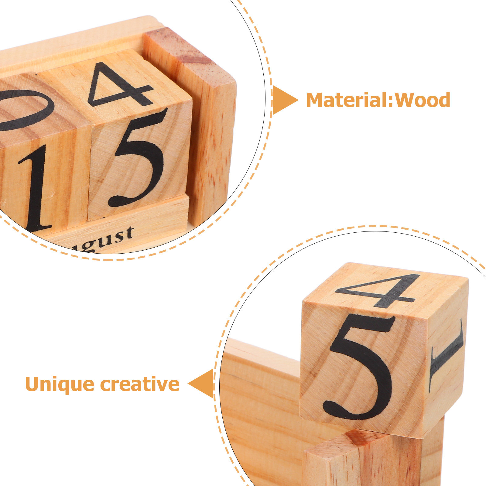 Houten Blokkenkalender Massief - Home Office Updates recensie en prijs