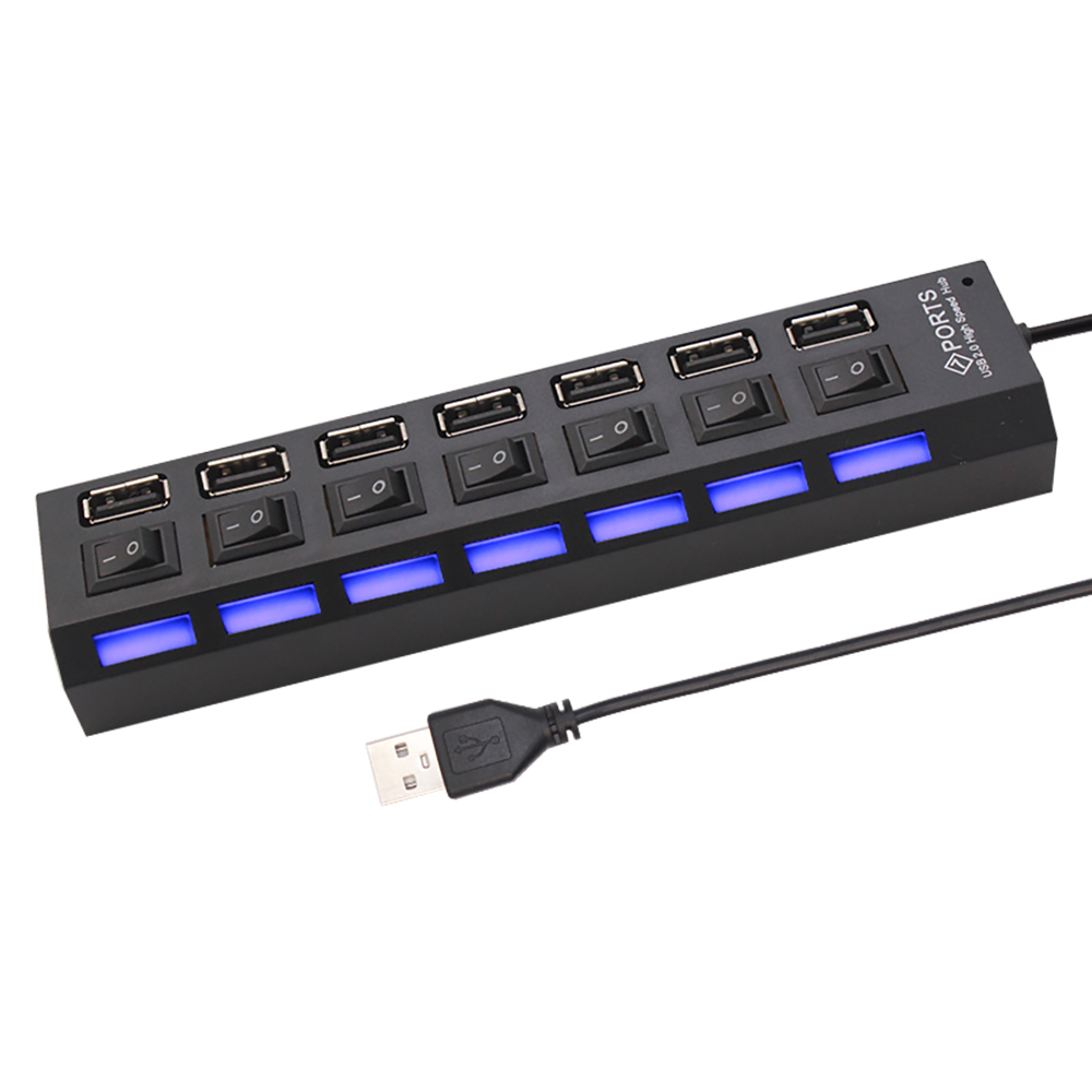 7-poorts USB 2.0 hubsplitter v - Home Office Setup recensie en prijs