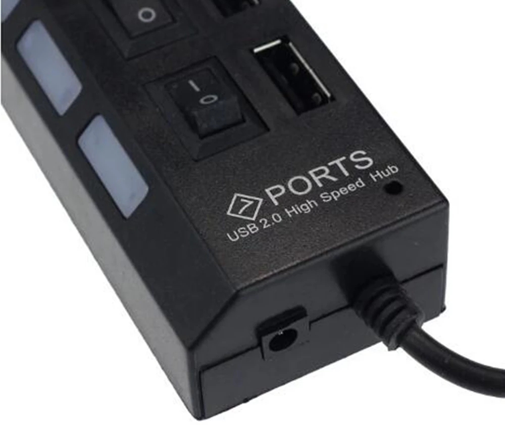 7-poorts USB 2.0 hubsplitter v - Home Office Setup recensie en prijs