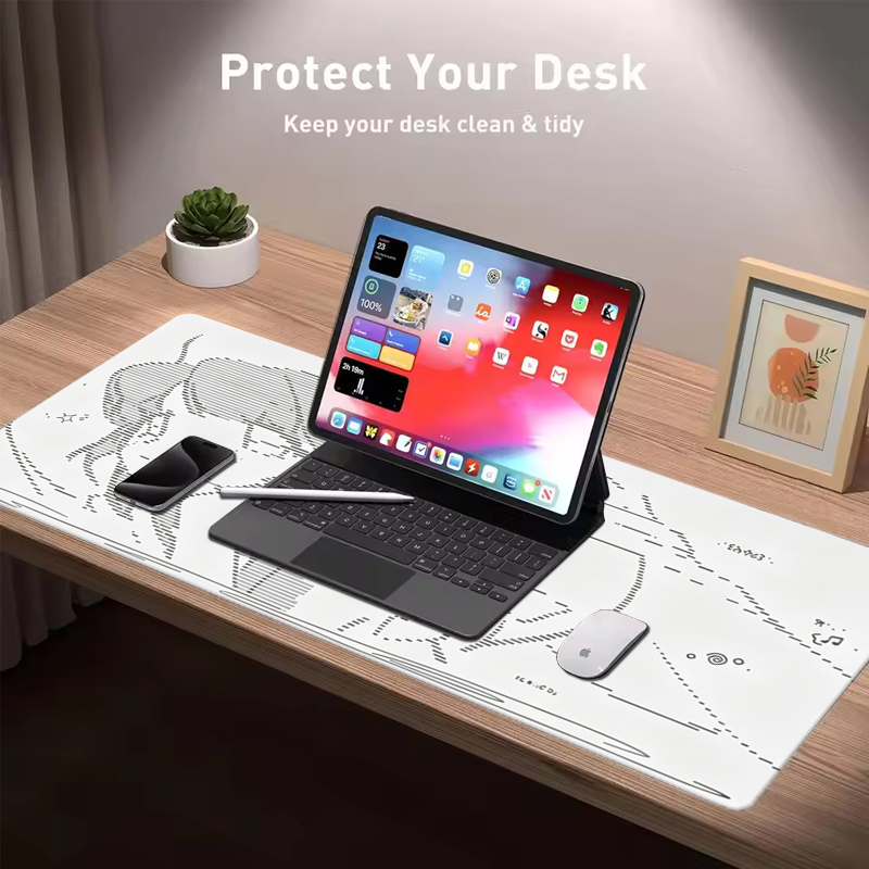 1 Stuks Lederen Muismat Anime  - Home Office Keyboard And Mouse recensie en prijs