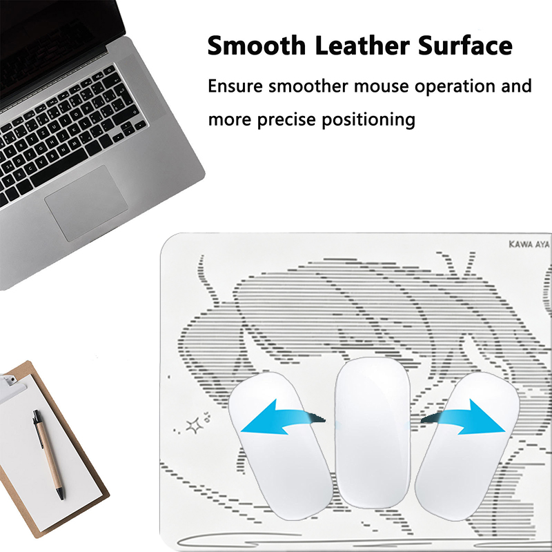 1 Stuks Lederen Muismat Anime  - Home Office Keyboard And Mouse recensie en prijs